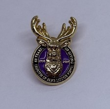 Vintage South SF Elk’s Lodge 2091 60 Years Or Giving Lapel Pin Elk Head Art 6 picture