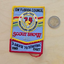 VTG BSA Scout Show Patch 1985 SW Florida Council 75th Anniv Boy Scouts America picture