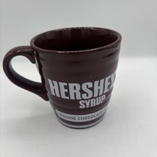 Hershey's Chocolate Syrup Oversized 19oz Coffee Mug Retro Design NWT Great Gift picture