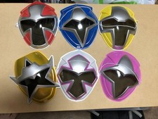 Shuriken Sentai Ninninger Mask Set of 6 Used picture