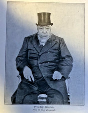 1900 Paul Kruger President of South Africa Pretoria illustrated picture