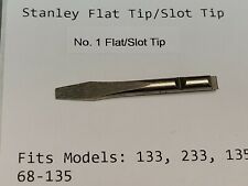 Stanley Yankee  No. 331  No.1  Flat Tip Slot Screwdriver Bit 133 135 233 68-135  picture