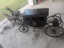 RARE Antique Salesman's Sample Royal Carriage w/British Crown Crest 1:6 scale picture