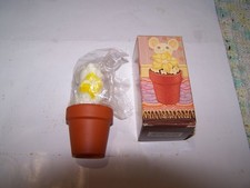 Vintage Avon The Flower Mouse Zany Cologne 0.75oz Mouse Pot Bottle w Box picture
