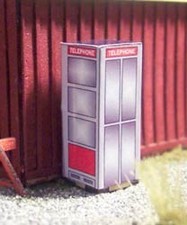 Ho Vintage Phone Booth 4/pk picture