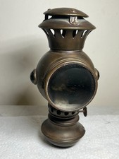 Antique Williams Globe Kerosene Bicycle Bike Headlight Chicago Lantern Lamp picture