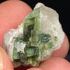 Green Tourmaline with Quarts From Pakistan picture