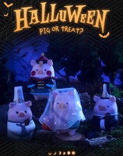 100% Lulu The Piggy Zombie Ghost Surprise Can Figurine Designer Toys Halloween picture
