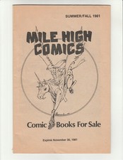 Mile High Comics Price Guide Newsletter Expires Nov 30 1981 Catalog Boulder CO picture