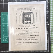 Herring’s Patent Fire-Proof Safes Farrel & Co Philadelphia Adv. from Directory  picture