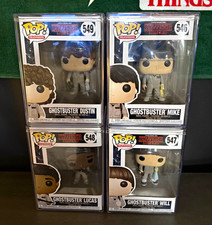 Funko Pop Stranger Things Ghostbusters  4-Pack Boxed Dustin Mike Lucas Will picture