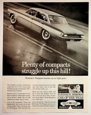 1961 Pontiac Tempest Car of the Year Motor Trend Original Vintage Magazine Ad GM picture