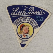 Little Dorrit Process Cheese Vintage Label Ephemera picture