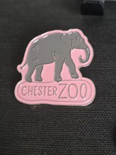 Chester Zoo Pin Badge Elephants RSPB Interest Wildlife Animals World Famous  picture