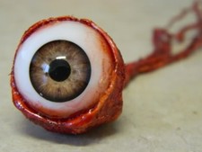 HALLOWEEN HORROR Movie PROP RIPPED OUT EYEBALL Light Brown picture