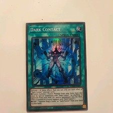 YUGIOH - Dark Contact - Super Rare - SUDA-EN051 - Supreme Darkness - EN/NM 1st picture