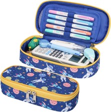 Cute Kids Pencil Case - Boys Pen Pouch Large School Organizer picture