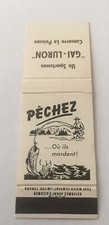 Vintage Matchbook Cover Matchcover Fishing Gai Luron Canada picture