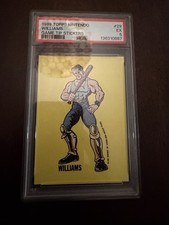 1989 TOPPS NINTENDO GAME TIP STICKER #29 - WILLIAMS PSA 5 picture
