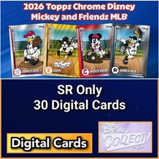 Topps Disney Collect Mickey And Friends Mlb 2026 SR Only 30 Cards picture