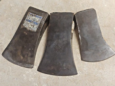3 Pcs. Axe/Hatchet heads Collins Homestead USA 2-1/4 & 2 Unbranded Good Cond. picture