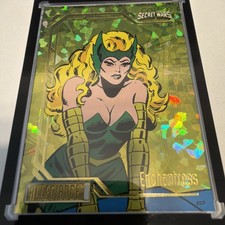 2024 UD Marvel Allegiance Secret Wars Enchantress Yellow Crackle alpha 1 /149 picture
