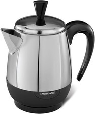 Farberware Electric Coffee Percolator Stainless Steel Basket Automatic Used picture