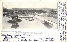 Kingston New York NY Kingston Point Park Forsyth & Davis c1900s Vintage Postcard picture