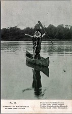 Hiawatha Lake Chautauqua Minnetonka 1906 F.E. Moore RPPC Postcard picture