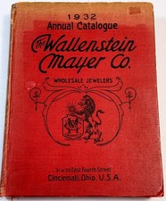 1932 Wallenstein Mayer Co Wholesale Jewelry Catalog Hamilton Watches, Art Deco picture