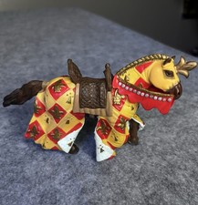 Papo Horse Medieval Caparison Armor Plastic Model Horse Figure - Papo 2008 picture