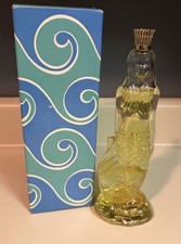 Vintage Avon Mermaid Skin So Soft Decanter With Box. NOS picture