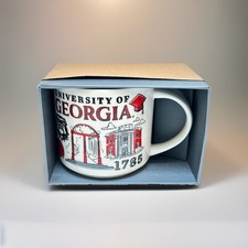 NIB Starbucks University of Georgia UGA Bulldogs Been There Series 14 oz mug picture