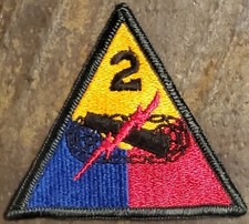 US Army Second 2nd Armored ARMOR Division Full Color Patch NOS 