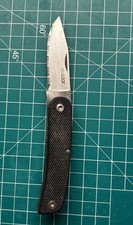 Cold Steel Ultralock Clip Point Full Serrated Blade Ventura Calif Made In Japan picture