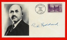 Dr Robert Goddard collector envelope w original period 1935 stamp *OP1415 picture