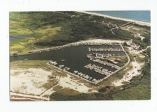 Postcard: Watch Hill Marina, Fire Island National Seashore, New York; aerial picture