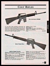 2001 COLT Lightweight MT6530 & Match Target Rifle AD w/ specs & prices picture