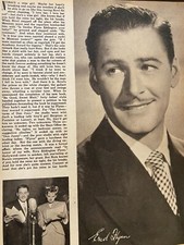 Errol Flynn, Full Page Vintage Pinup picture