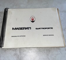 Vintage Maserati Quattroporte Service Manual picture