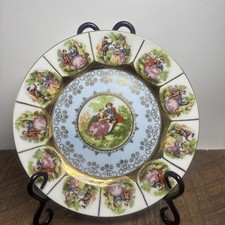 VTG Love Story Salad Plate 7.5” Courting Couples