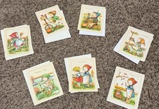 9 VTG 1988 Anneliese Little Children Happy Birthday Greeting Thinking Get Well picture