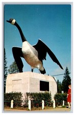 The Wawa Goose, 30 Feet Tall Monument, Ontario Canada, Bird Postcard picture