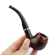 Durable Wooden Wood Smoking Pipe Tobacco Cigarettes Cigar Pipes Enchase Gift picture
