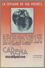 🫀 Vintage French Medical Poster - Carena Ouabaine - 24x36” - Premium Matte picture