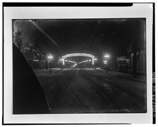 Photo:Endicott NY 1900s Endicott-Johnson Workers Arch Street Night View picture