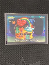 2025 SpongeBob Topps Chrome Sapphire #50 Super Weenie Hut Jr’s Black 7/10 DH picture