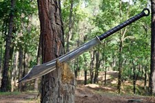 Handmade Pudao Sword 24 inch Long Handle Ancient Chinese Traditional Sword picture