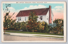 William Desmond's Home Hollywood, CA Vintage Postcard picture