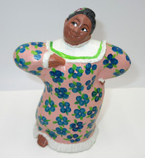Vtg Andrea of Kona Hawaii Figurine Hula Dancing Hawaiian Woman Floral MuuMuu picture